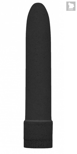 Черный вибратор 5.5" Vibrator Biodegradable - 14 см., цвет черный - Shots Media