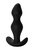 Чёрная фигурная анальная пробка Fantasy - 12,5 см, цвет черный - Lola Toys