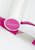 Розовая П-образная шлёпалка Leather Slit Paddle - 35 см, цвет розовый - Shots Media