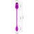 Лиловый вакуумный клиторальный стимулятор Kama с виброяйцом, цвет лиловый - Baile