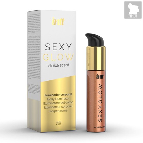 Лосьон-крем для тела с блестками Sexy Glow - 60 мл. - INTT