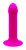 Дилдо на присоске с двойной плотностью ADRIEN LASTIC DILDO HITSENS DUAL DENSITY S02 PINK, цвет розовый - Adrien Lastic