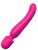 Ярко-розовый жезловый вибратор Heating Bodywand с нагревом - 23,2 см., цвет розовый - Dream toys