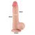 Телесный фаллоимитатор 8 Sliding Skin Dual Layer Dong на присоске - 20 см., цвет телесный - LoveToy