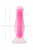 Розовая, светящаяся в темноте анальная втулка John Glow - 12,5 см., цвет розовый - Toyfa