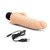 Телесный вибратор-раелистик с клиторальными лепестками 7" Realistic Vibrator - 21,5 см., цвет телесный - Powercocks