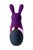 Фиолетовый стимулятор эрогенных зон Eromantica BUNNY - 21,5 см., цвет фиолетовый - Eromantica