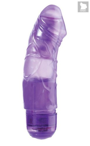 Фиолетовый вибромассажёр JELLY JOY 6INCH 10 RHYTHMS - 15 см, цвет фиолетовый - Dream toys