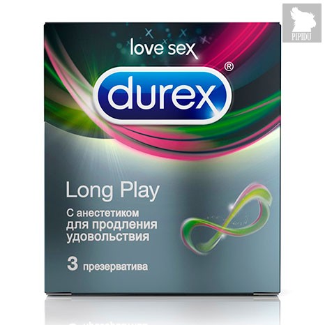 Презервативы Durex Long Play, 3 шт. - Durex