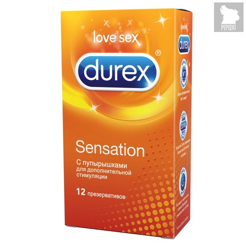 Презервативы Durex Sensation, 12 шт. - Durex