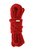 Красная веревка для шибари DELUXE BONDAGE ROPE - 5 м., цвет красный - Dream toys
