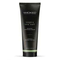 Массажный легкий крем WICKED Sage plus Sea Salt - 120 мл. - Wicked