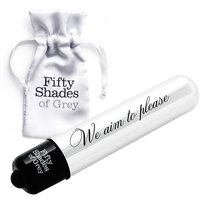 Вибропуля Fifty Shades of Grey - We Aim to Please Vibrating Bullet, цвет серебряный - Lovehoney