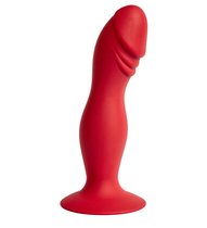 Бордовая анальная пробка Hercules - 16 см, цвет бордовый - Le Frivole