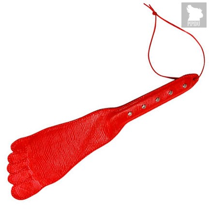 Хлопалка Sitabella №2 в форме ступни, цвет красный - Sitabella