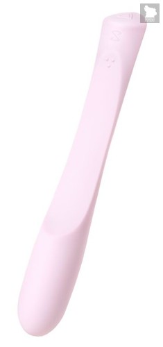 Нежно-розовый гибкий водонепроницаемый вибратор Sirens Venus - 22 см., цвет розовый - Sirens