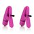 Зажимы-вибраторы для сосков Nipplettes, цвет розовый - California Exotic Novelties