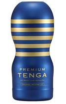 Мастурбатор TENGA Premium Original Vacuum Cup, цвет синий - Tenga
