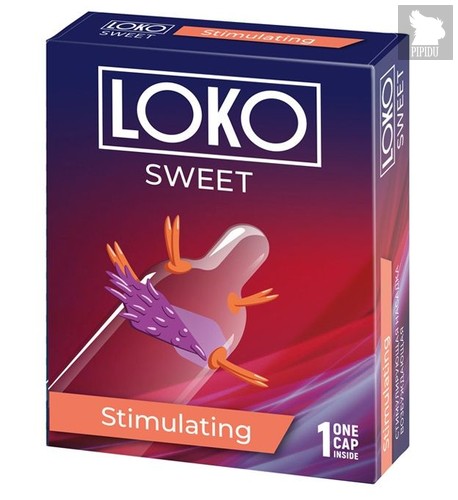 Стимулирующая насадка на пенис LOKO SWEET с возбуждающим эффектом - Sitabella