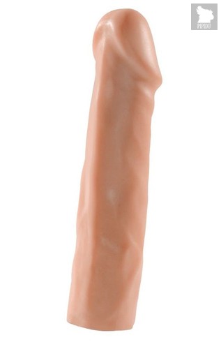 Телесная насадка-удлинитель Extension sleeve - 17 см, цвет телесный - Sitabella (СК-Визит)