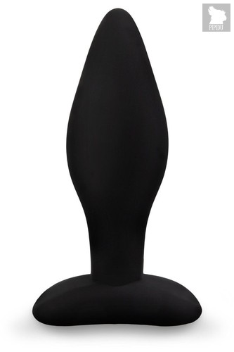 Черная анальная пробка - 11,5 см., цвет черный - Brazzers