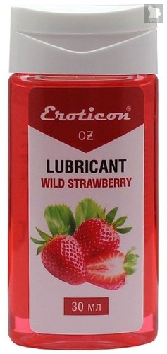 Интимная смазка Fruit Strawberry с ароматом земляники - 30 мл. - Eroticon