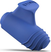 Синий вибростимулятор на пальчик Bteased Basic Finger Vibrator, цвет синий - B Swish