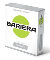 Ультратонкие презервативы Bariera Ultra Thin - 3 шт. - Bariera