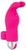 Розовая пулька-насадка на палец Finger Bunny - 8,25 см., цвет розовый - California Exotic Novelties