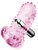 Розовая насадка-удлинитель с пупырышками, усиками и вибрацией, цвет розовый - Baile