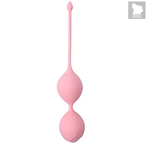 Розовые вагинальные шарики SEE YOU IN BLOOM DUO BALLS 36MM, цвет розовый - Dream toys