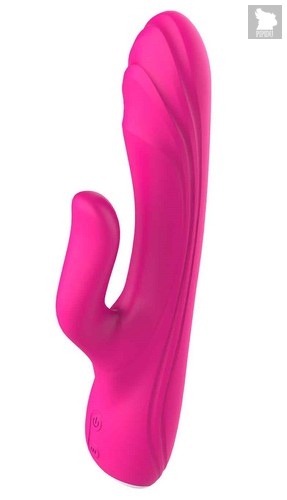 Ярко-розовый вибратор-кролик Flexible G-spot Vibe - 21 см., цвет розовый - Dream toys