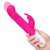 Розовый массажер для G-точки Slim Shaft thrusting G-spot Rabbit - 23 см., цвет розовый - Rabbit Essentials