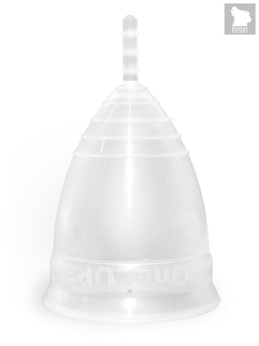Прозрачная менструальная чаша OneCUP Sport - размер S, цвет прозрачный - Onecup