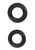 Набор эрекционных колец SONO No.24 Black SH-SON024BLK, цвет черный - Shots Media