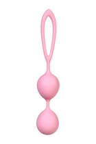 Розовые вагинальные шарики Lotus, цвет розовый - Eromantica