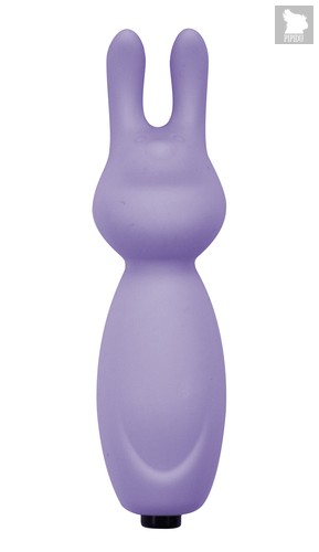 Фиолетовый мини-вибратор с ушками Emotions Funny Bunny Lavender - Lola Toys