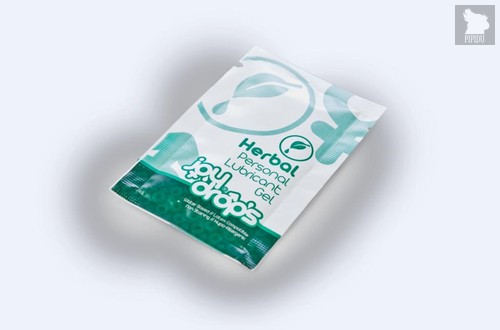 Пробник смазки на водной основе JoyDrops Herbal - 5 мл - JoyDrops