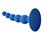 Синяя анальная пробка Pulse - 10 см, цвет синий - Le Frivole