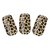 Набор лаковых полосок для ногтей Леопард NAIL FOIL, цвет коричневый/оранжевый - Erotic Fantasy