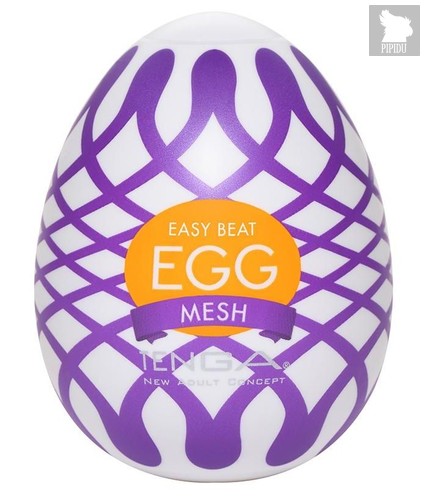 Мастурбатор-яйцо MESH, цвет молочный - Tenga