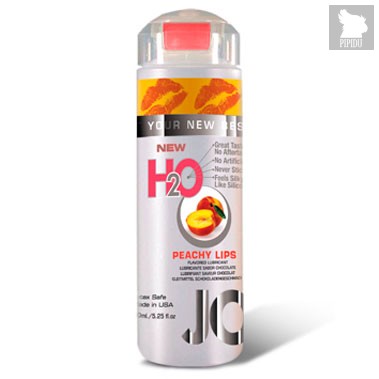 Лубрикант на водной основе с ароматом персика JO Flavored Peachy Lips - 120 мл - System JO