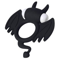 Эрекционное кольцо JOS Cocky Devil черный, цвет черный - Jos