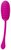 Лиловое виброяйцо Super Soft Silicone Love Ball, цвет лиловый - ORION
