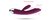 Фиолетовый вибратор Trysta с клиторальным отростком и движущимся шариком в кончике - 18,6 см - Svakom