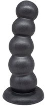 Черная насадка-плаг на харнесс PLATINUM 9 - 24 см., цвет черный - Lovetoy (А-Полимер)
