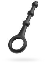 Анальная елочка из силикона Pleasure Piston - 17,9 см, цвет черный - Pipedream