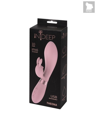 Перезаряжаемый вибратор Indeep Theona Pink 7702-05indeep, цвет розовый - indeep