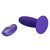 Фиолетовый анальный вибростимулятор Remote Control Vibrating Plug Youth - 11 см., цвет фиолетовый - Baile