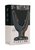 Анальный тюльпан 5 Inch Split №2 Black, цвет черный - Shots Media